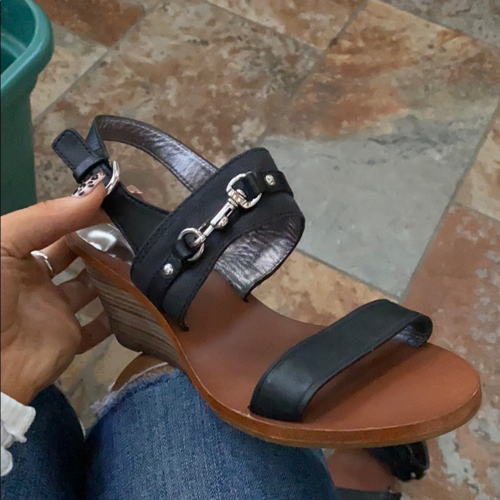 Coach wedge sandals